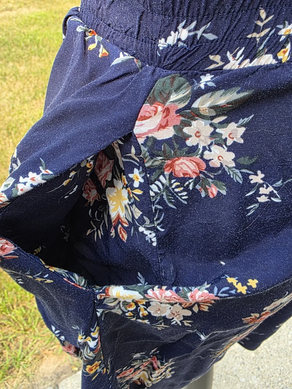 90s Bonnie & Norma Floral Rayon Shorts Set Made in USA Size 6